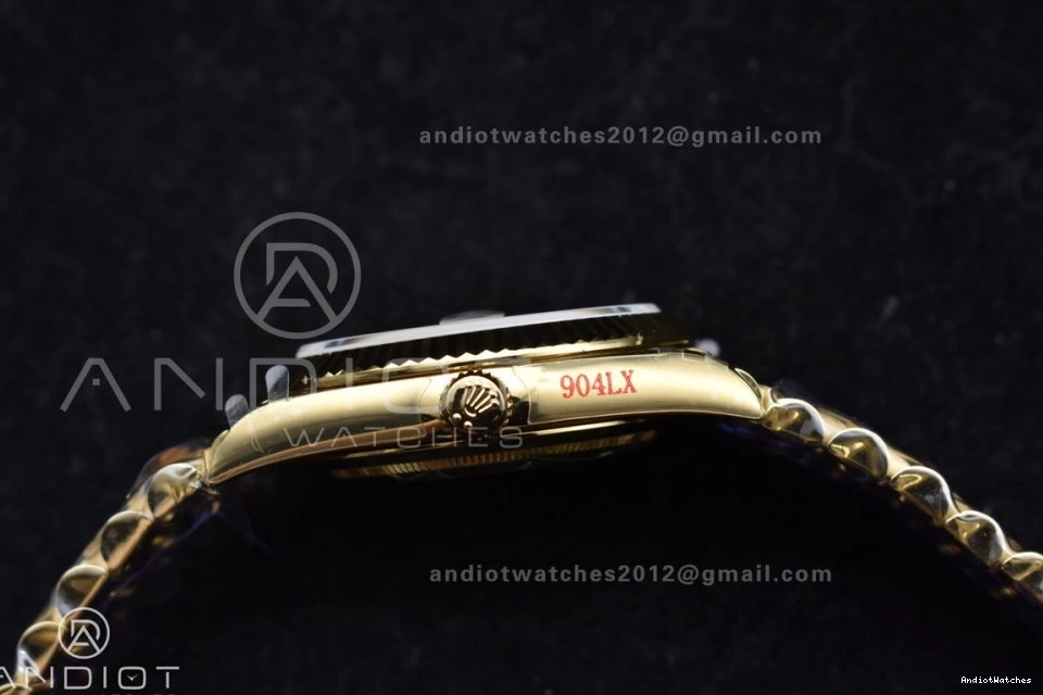 Bracelet 723 GMF GoAnywhere Gold V Diamond YG DayDate 904L Weight On A3255 Markers 40 Steel Gain Dial President 0201